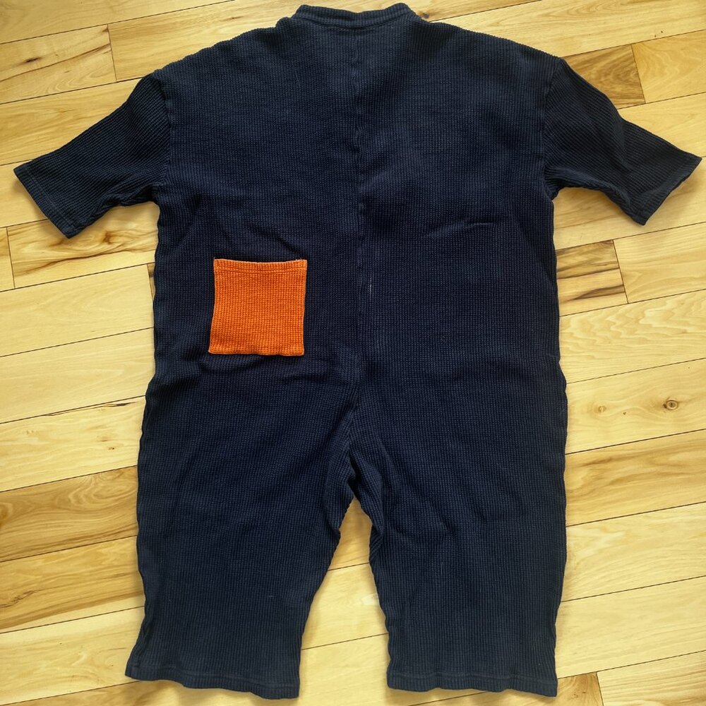 Red Sky - jumpsuit in blue waffle - Picture 6 of 6